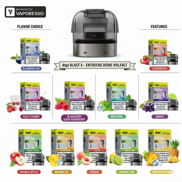 Vaporesso Dojo Blast X Einweg Pod
